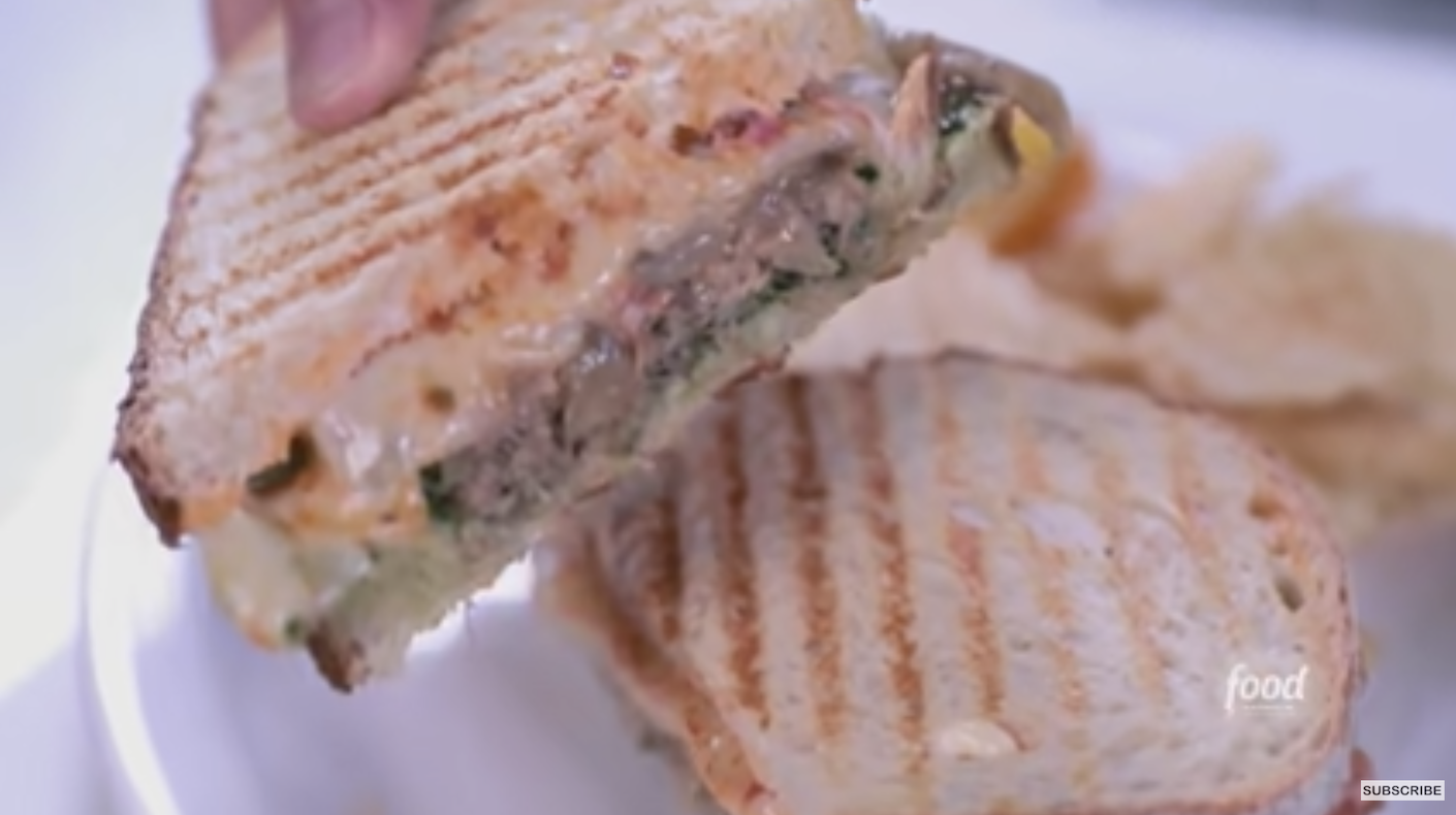 Meatloaf Panini Sandwich